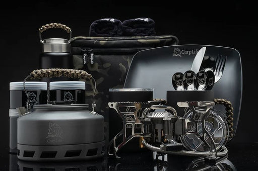 CarpLife Fully Loaded Eclipse Camo Brew Kit / Cook Wear Bag