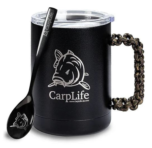 CarpLife Thermal Mug & Spoon Set Camo Handle